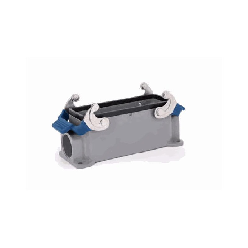 Embase en saillie 24B, Aluminium moulé sous pression, IP65, Sortie horizontale, PG21